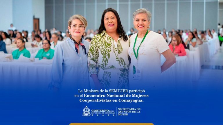 La Ministra de la SEMUJER participó en el Encuentro Nacional de Mujeres Cooperativistas