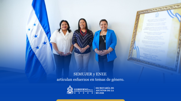 SEMUJER y ENEE articulan esfuerzos en temas de género