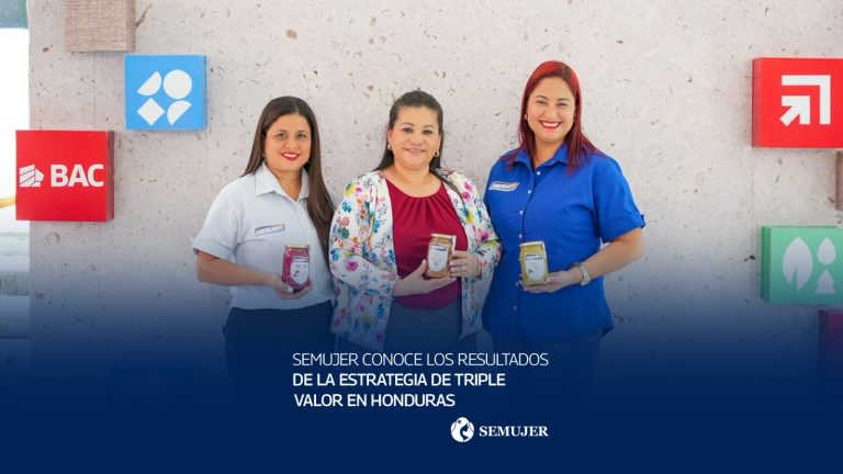 SEMUJER conoce los resultados de la estrategia de Triple Valor en Honduras