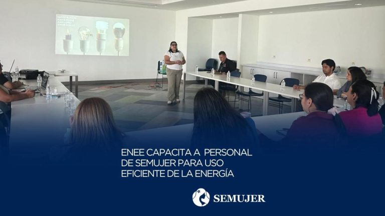 ENEE CAPACITA A PERSONAL DE SEMUJER PARA USO EFICIENTE DE ENERGÍA